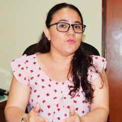 Marley Silva viceministra de la juventud.