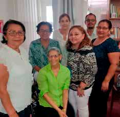 Mirna Figueroa, Maira J. Reyes, Aura Lila Moreno,Debora G. Moreno, Valeria Imhof, Perla López, y Jairo Molina.