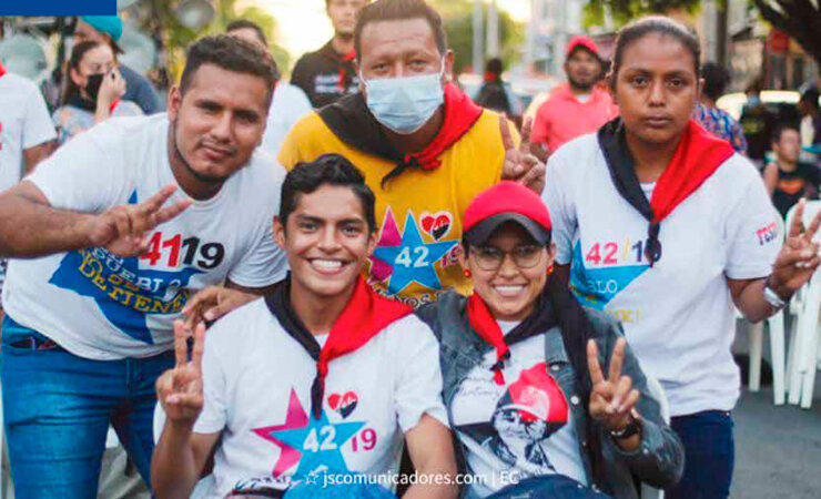 JS celebra aniversario de la Revolución Popular Sandinista