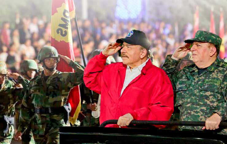 Destaca Daniel, durante el 45 aniversario de fundación del Ejército de NicaraguaUn Ejército forjado como el acero