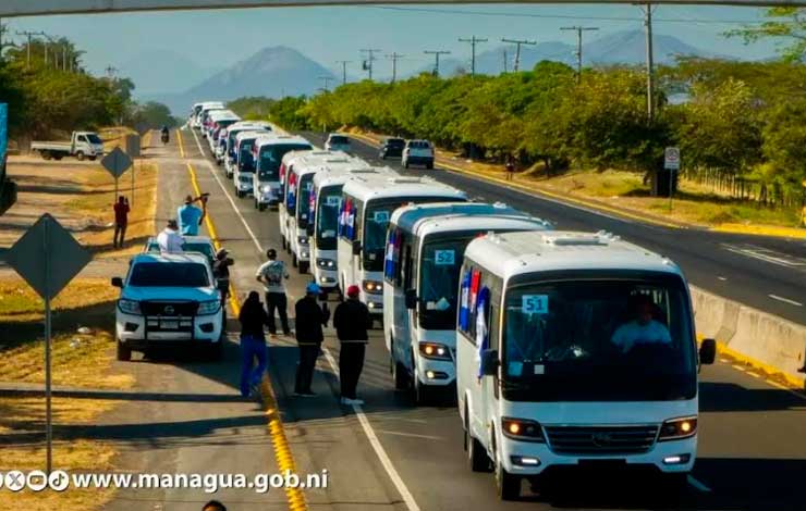 Entrega de buses será en saludo al General Augusto C. Sandino